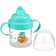 Children's player with hard -nose “Bear”, 150 ml., With pens, Biryuzovoy color