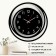 Watch wall, interior "spiral", silent, d-39 cm