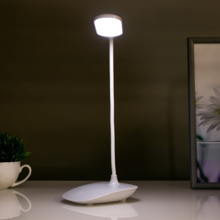 Sensory table lamp 16763/1 LED 3W 6000K USB AKB White 11x8x41 cm Risalux-2