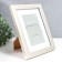 Photo frame Plastic "Gloria" 15x20 cm, with a paspartm, silver
