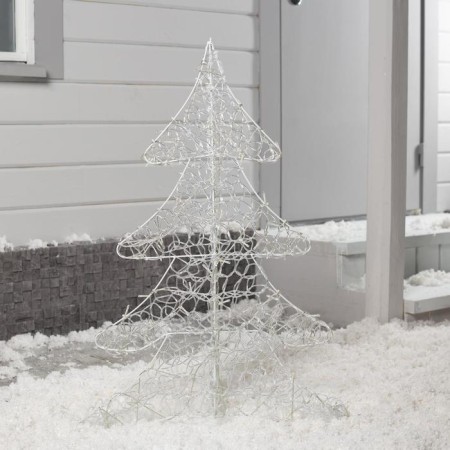 LED figure "Christmas tree" 65 × 90 × 35 cm, metal, 31 V, glow of white-1