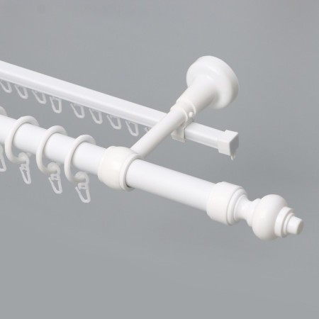 Binide cornice, 180 cm, d = 2.8 cm, white color