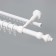 Binide cornice, 180 cm, d = 2.8 cm, white color