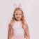 Carnival set "Stylish bunny" Cloak length 65 cm and rim