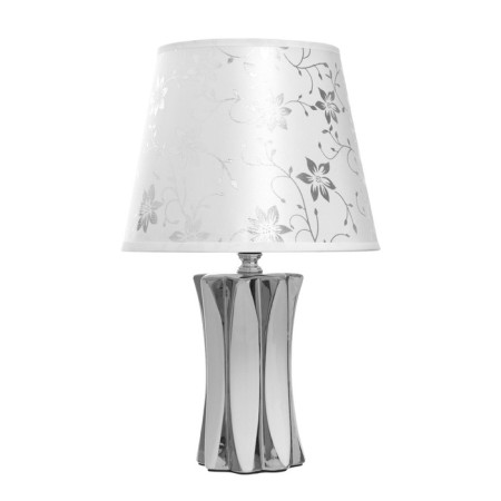 Sabina desktop lamp E14 40W white-silver 20x20x34cm-5