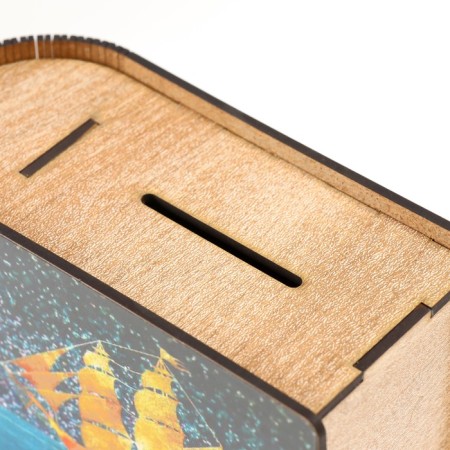 Pig a case-book "Ship" 14x14 cm-4
