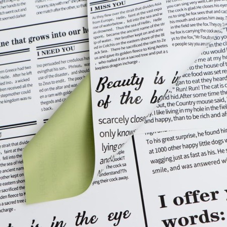 Matal film double -sided "Gazeta" Green, 0.58 x 0.58 m