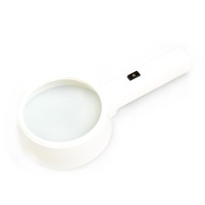A magnifier with a handle and backlight VEBER 8078-1, 3X, diameter 90 mm