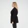 Women's jacket with a Mist Plus-Size belt, size 52, black color