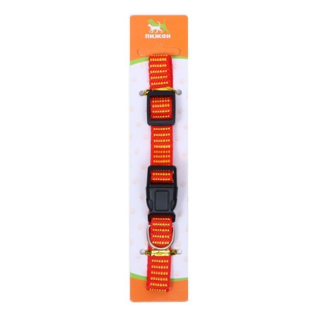 Rhynthey collar, 40 x 1.5 cm, red-yellow-4