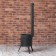 Oven for a cauldron 8 l d = 32 cm, with a chimney, with a door