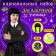 Carnival set "Mysterious student": collar, wig with bangs, brooch