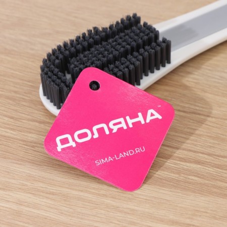 A brush with a handle of a shade, with an additional brush for narrow places, 19.6 × 5 × 3 cm, chloritis 1.6 cm-7