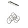 Lamp with DDD "Lorein" LED 60W 3000-6000K black chrome 55.5x25x25-125 cm
