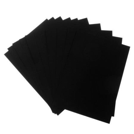 A5, DEVENTE pastel paper, 10 sheets, 120 g/m2, black, in the package-2
