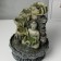 The desktop fountain from the Buddha with Flower Waterfall network is gray 20.5x20.5x27 cm