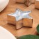 Candle in the sleeve "Star", set of 12 pcs, silver shit