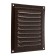 Ventilation grate Zein Lux RM1515M, 150x150 mm, with a grid, metal, copper antik