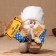 Oragg-Domova "Matvey with a broom and a horseshoe", 30x20x14 cm, mix