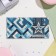 Money envelope "Congratulations!" glitter, congruen, blue background, 17x8 cm