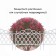 Decorative fence, 36 × 42 cm, plastic, white