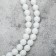 Beads on threads ball No. 10 faceted “agate white” (38 beads)