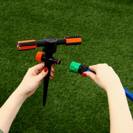 2-swindle sprayer, 24 cm, under connector, peak, plastic, Greengo-14