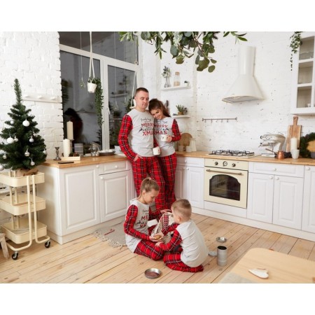 New Year. Pajama Children's KAFTAN "X-MAS" Size 36 (134-140 cm)-8