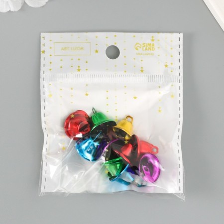 Set of decor for creativity "Color bells" d = 1.6 cm set 10 pcs-4