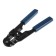 Crimpers of the tundra, to squeeze the computer terminals RJ-45 8P, horizontal compression