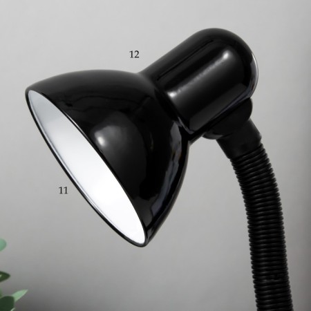 E27 desktop lamp, light regulatory (220V) black (203A) Risalux-3