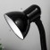 E27 desktop lamp, light regulatory (220V) black (203A) Risalux