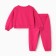 Kit for girls (sweatshirt, trousers), raspberry color, height 116 cm