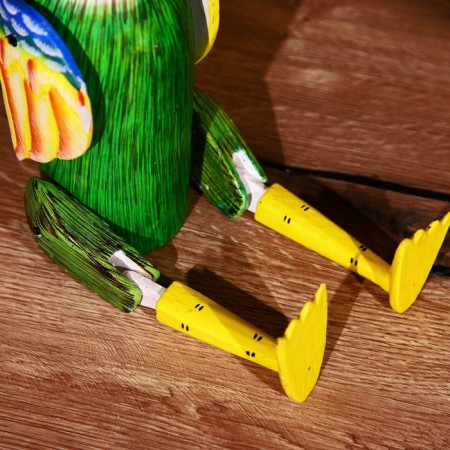 Souvenir "Parrot" hanging paws, tree 40 cm-3