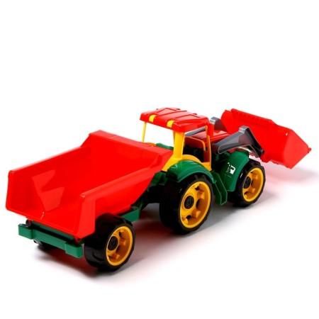Tractor "Worker", with a trailer, mix-2