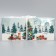 Box for Capcake "Happy New Year", Christmas tree, 23 x 16 x 10 cm, new year