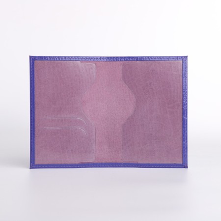 Passport cover, purple color-4