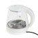 Electric kettle Homestar HS-1053, glass, 1.2 l, 1500 watts, white