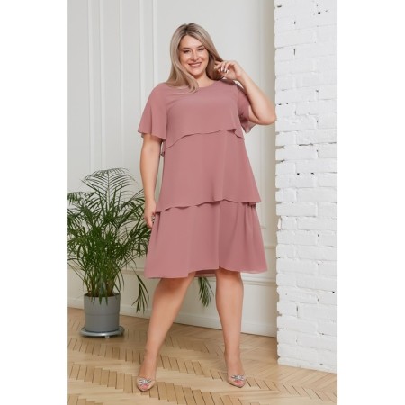 Women's dress, size 60, powder color-2