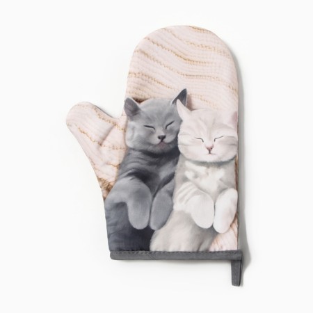 The mitten-output "cats" 20x27cm, 100% p/e