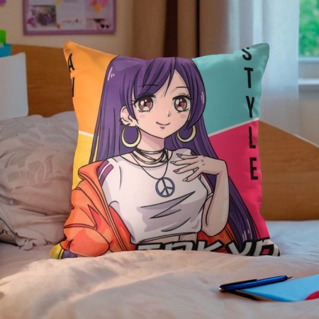 Decorative pillow "Tokyo anime"-4