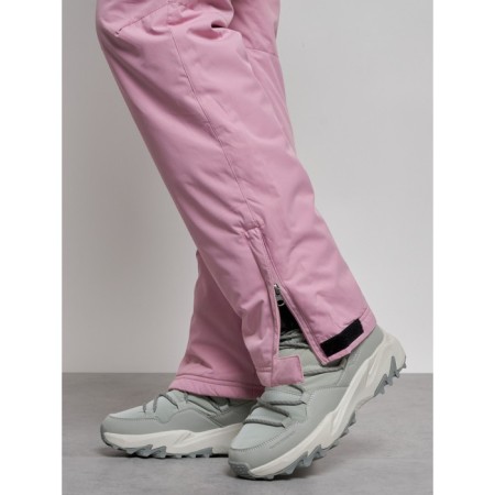 Semi -combinezone ski insulated female winter, size 48, pink color-15