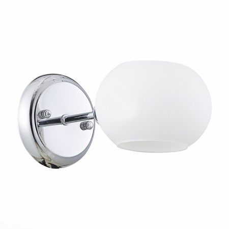 Wall lamp EVOLUCE. Sle104301-01. Lanta. 1x40 W, E14, 14x12 cm, color chromium-5