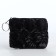 Women's wallet with lightning, black color