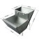 Bunker feeder for rabbits, metal