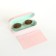 Case for glasses on the cracker, pink color