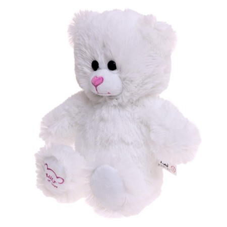 Soft toy "Bear", 30 cm on the back, white color-1