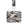 Badge horizontal, external 100 x 80mm, internal 52 x 82mm, tape 42 cm, graffiti