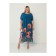 Female dress, size 62, turquoise color