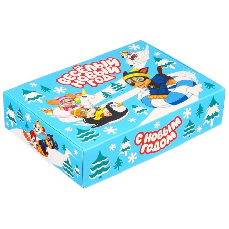 Gift box "New Year" 16x23x7.5 cm, puppy patrol-2